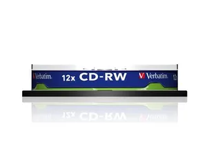 CD-RW 700MB, 8-10x, Verbatim, 10 ciastek